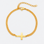 Greyford Assisi Cross Chain Bracelet — studio product photograph