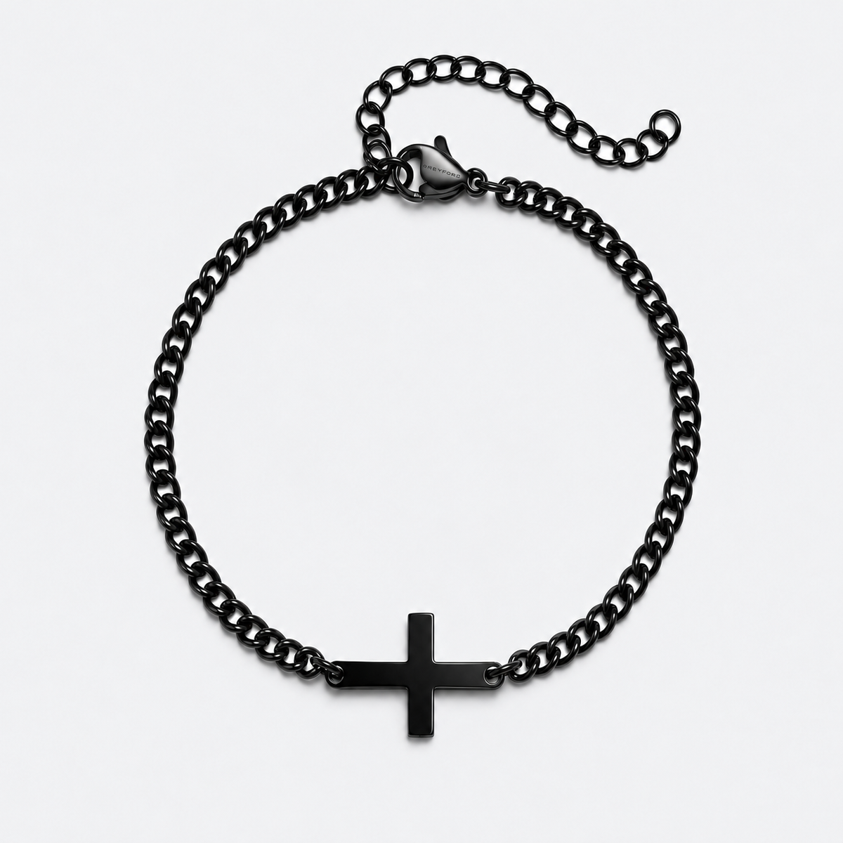 Greyford Assisi Cross Chain Bracelet — studio product photograph