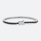 Greyford Berlin Black Cubic Zirconia Tennis Bracelet — studio product photograph