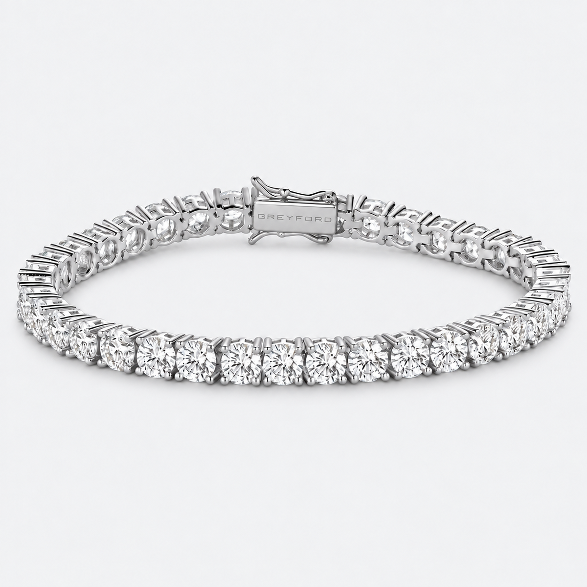 Greyford Biarritz 4 mm Tennis Bracelet — studio product photograph