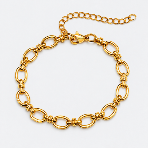 Greyford Como Oval Link Bracelet — studio product photograph