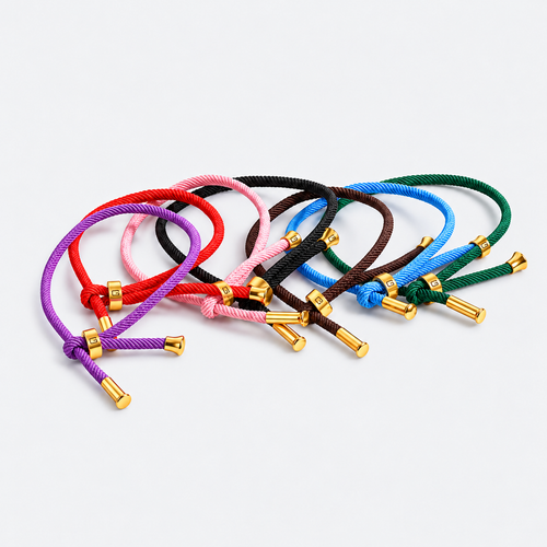 GREYFORD Cord Bracelet Set | 10 Pieces — studio product photograph