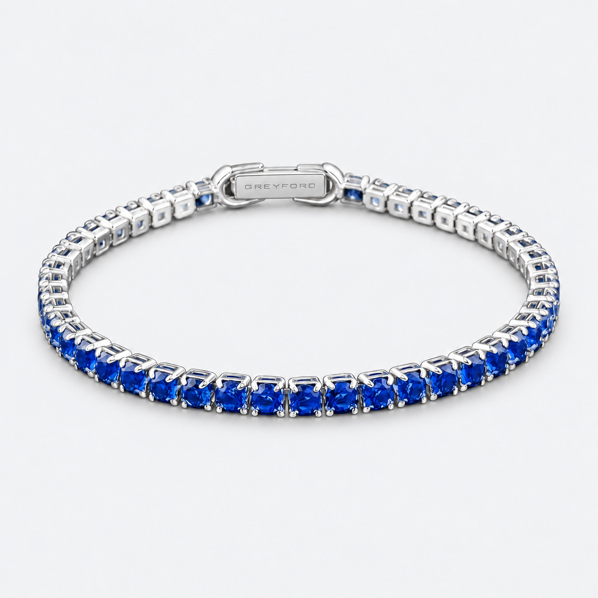 Greyford Menton Color Stone Tennis Bracelet — studio product photograph