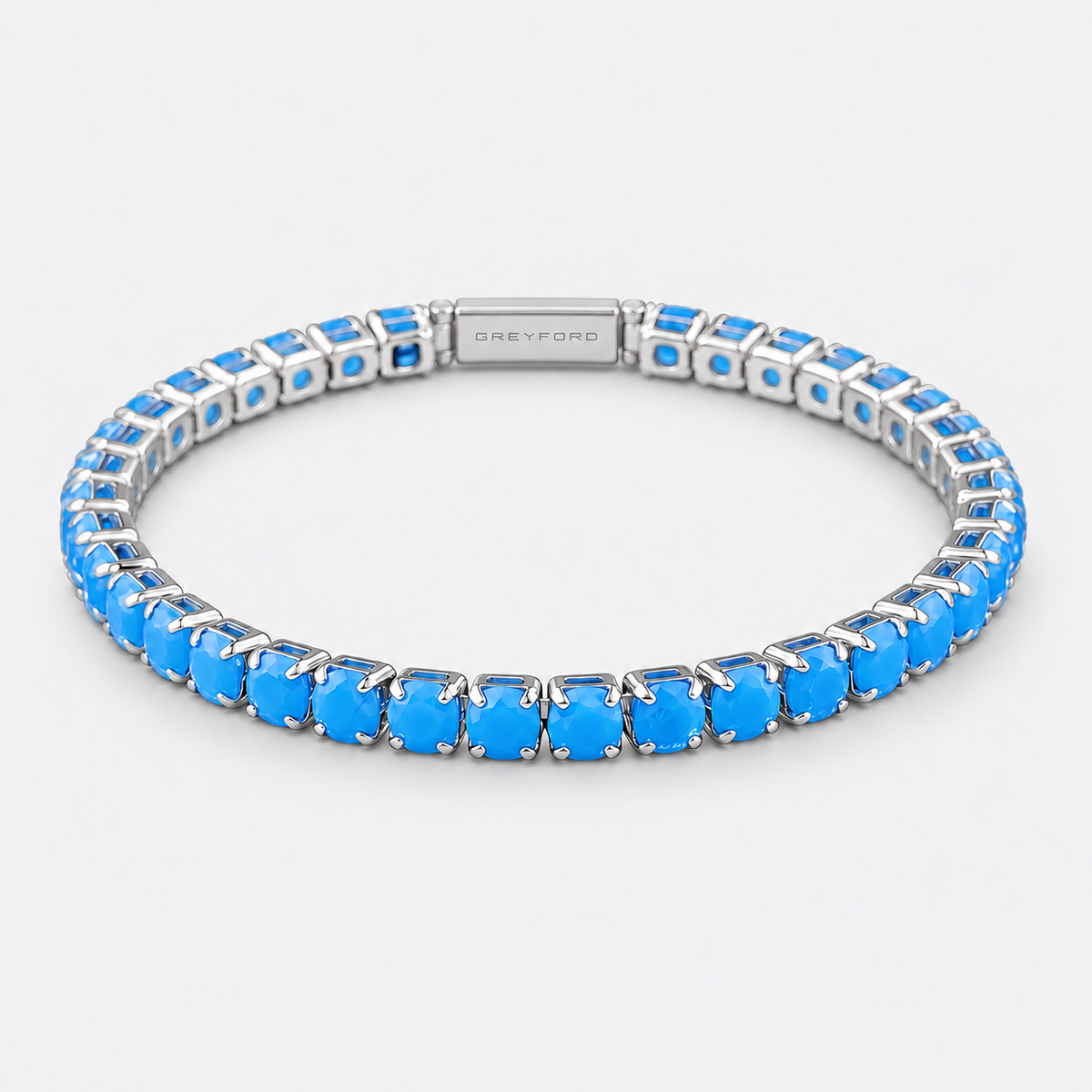 Greyford Menton Color Stone Tennis Bracelet — studio product photograph