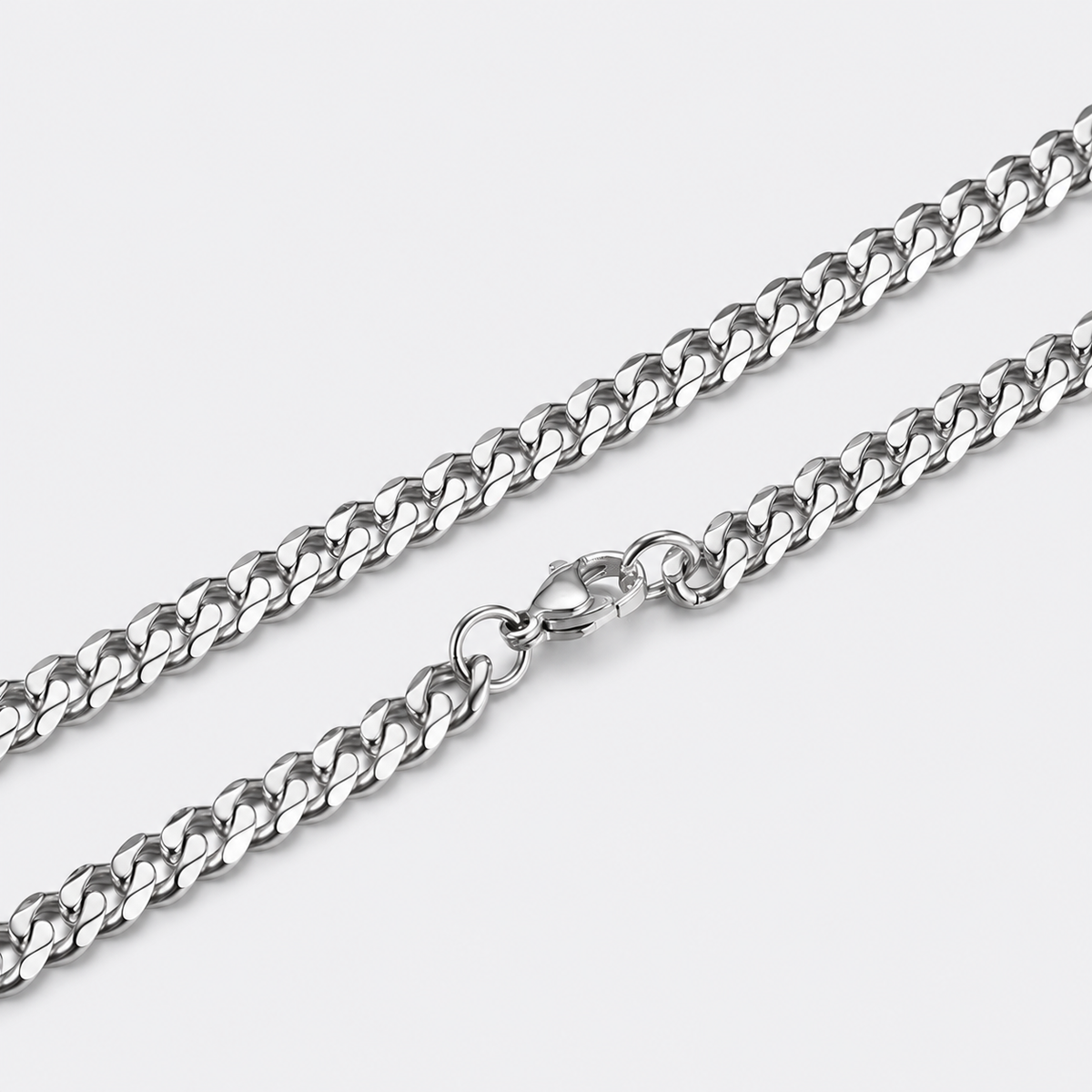 Greyford Milan Curb Chain Necklace — studio product photograph