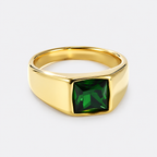 Greyford Monaco Square Stone Signet Ring — studio product photograph