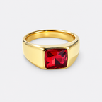Greyford Monaco Square Stone Signet Ring — studio product photograph