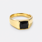 Greyford Monaco Square Stone Signet Ring — studio product photograph