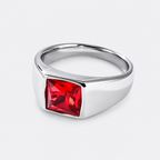 Greyford Monaco Square Stone Signet Ring — studio product photograph