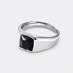 Greyford Monaco Square Stone Signet Ring — studio product photograph