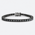 Greyford Stockholm Black Zirconia Tennis Bracelet — studio product photograph
