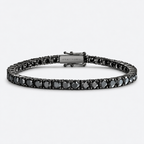 Greyford Stockholm Black Zirconia Tennis Bracelet — studio product photograph