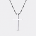 GREYFORD Minimal Cross Necklace — studio product photograph